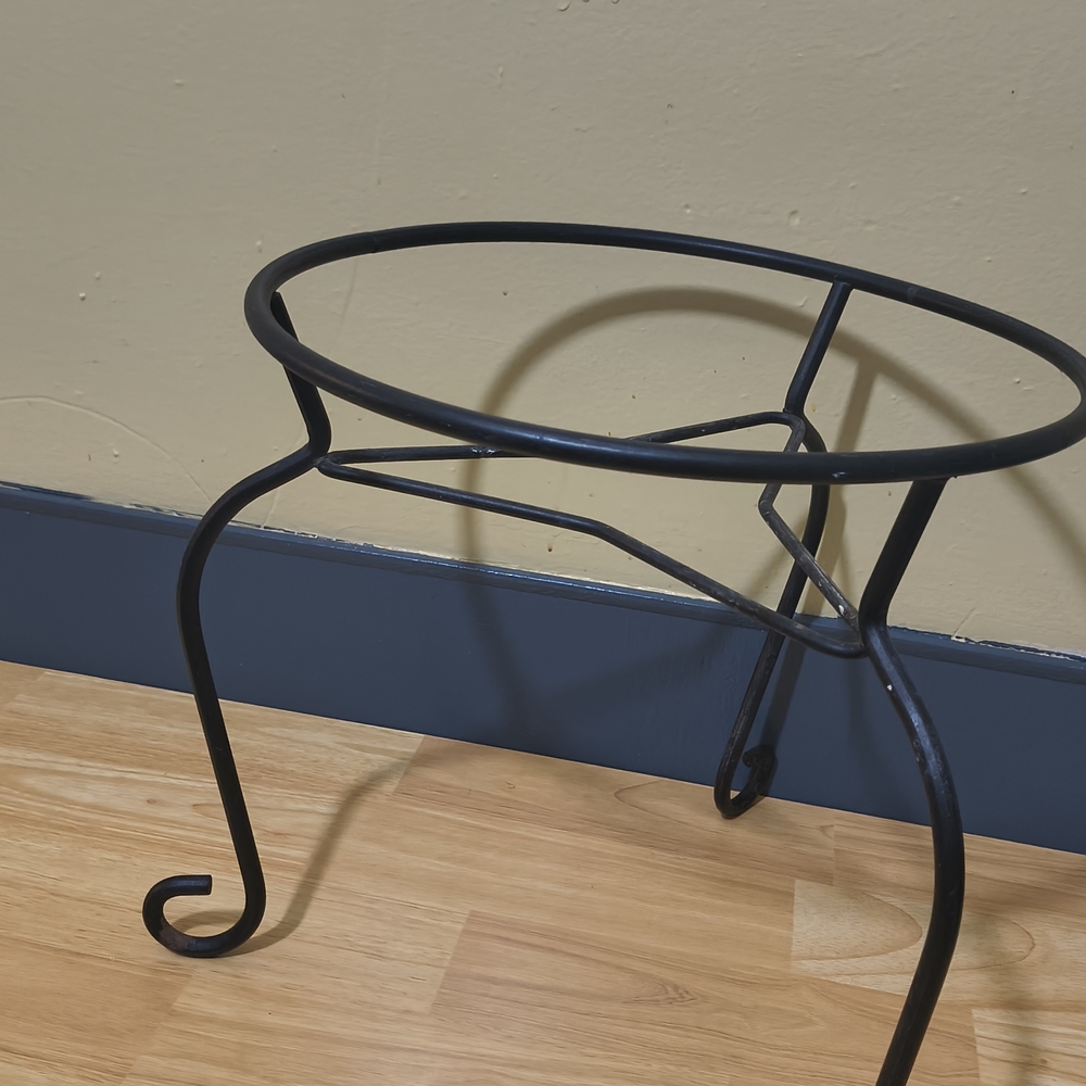 Black Metal Plant Stand - Picture 2 of 4